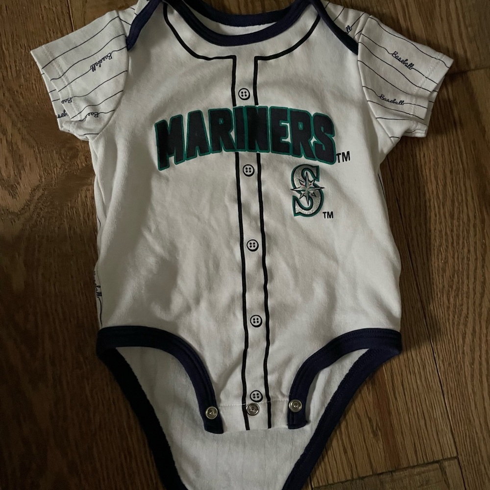 Seattle mariners mlb infant 3-6 month onesie